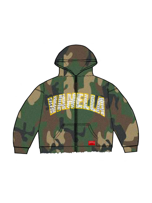 Camo Rhinestone Jacket